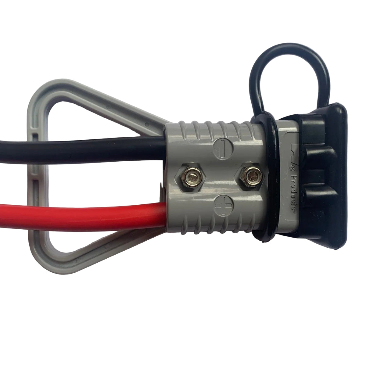 Grey 175A connector with pull handle and cover

