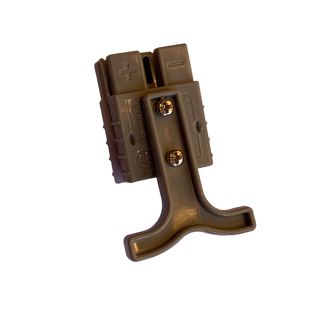 50a pull handle fitted to a connector