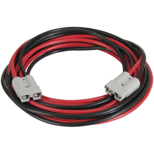 Grey coiled cable with anderson connectors on each end