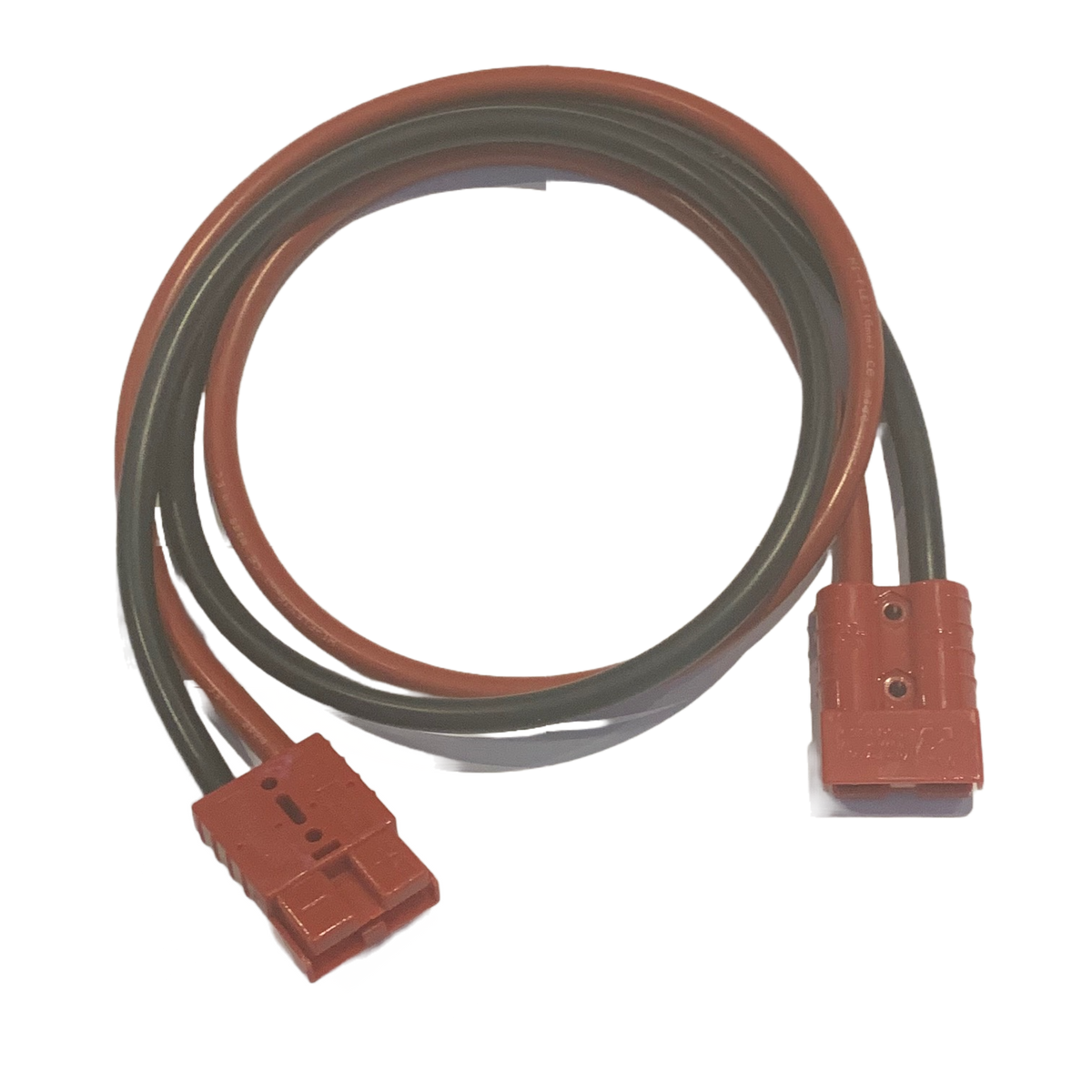 50A Red cable with connectors on each end